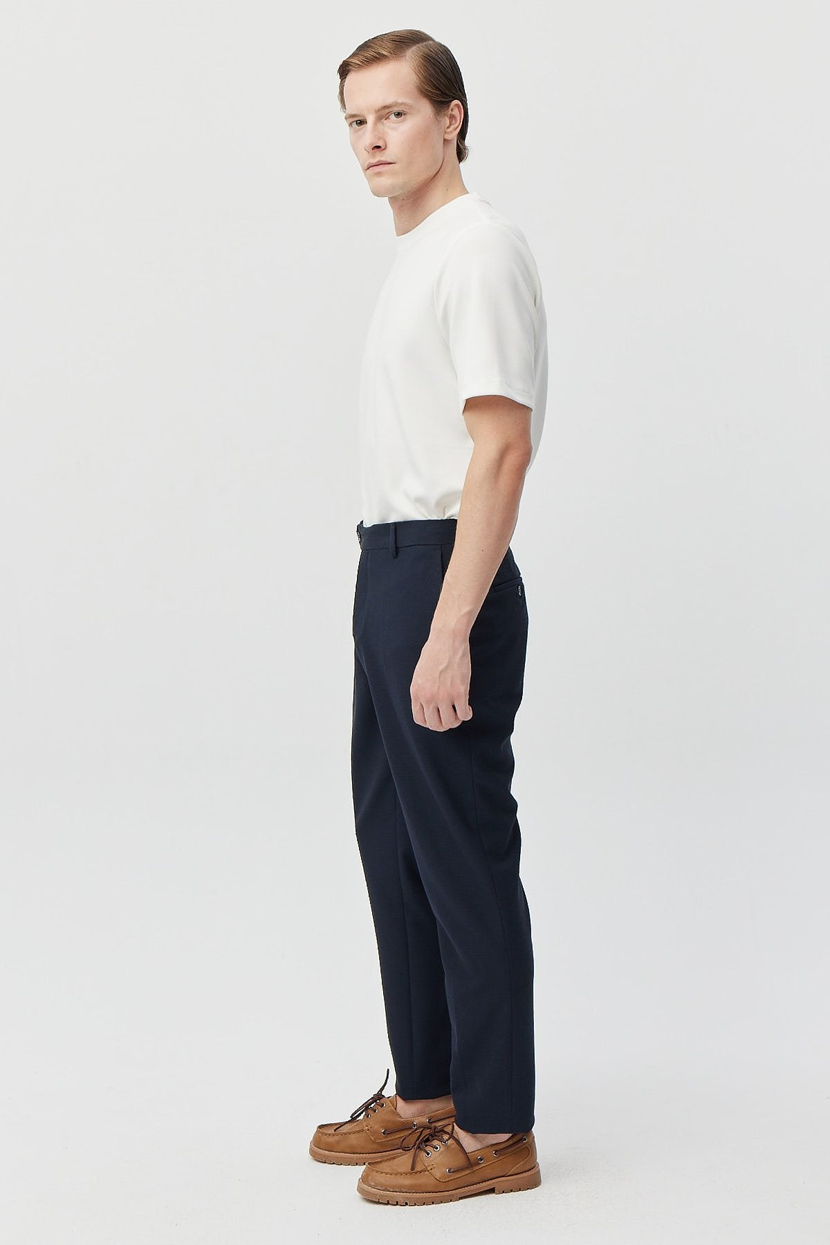 Men's Slim Fit Classic Fabric Trousers