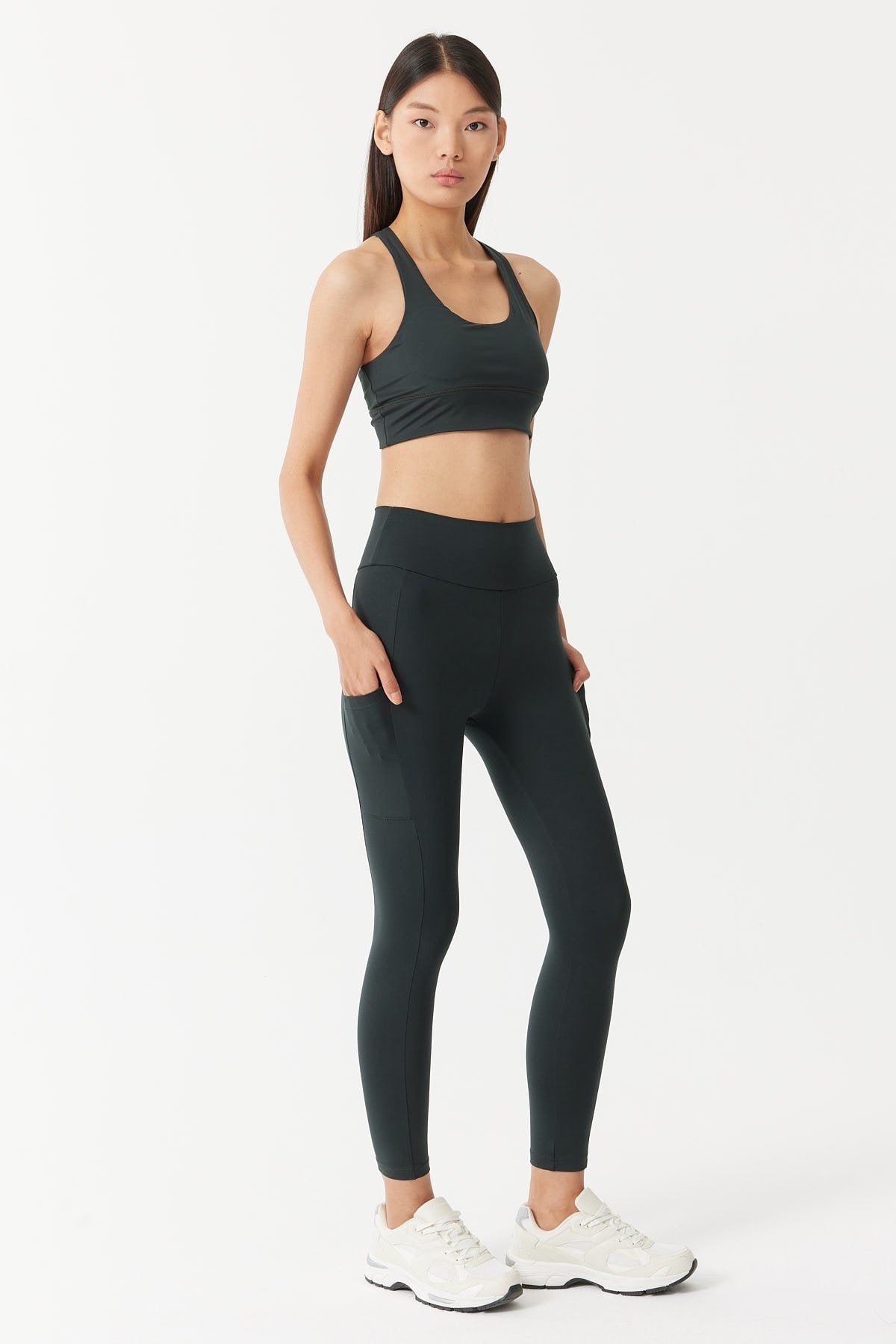 Kadın Cep Detaylı Tayt