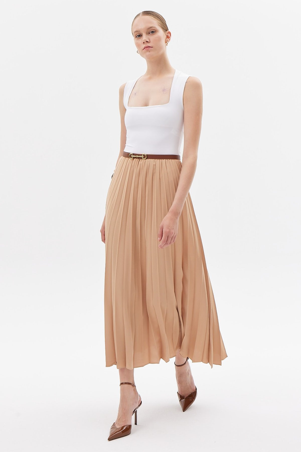 Women's Pleated Skirt