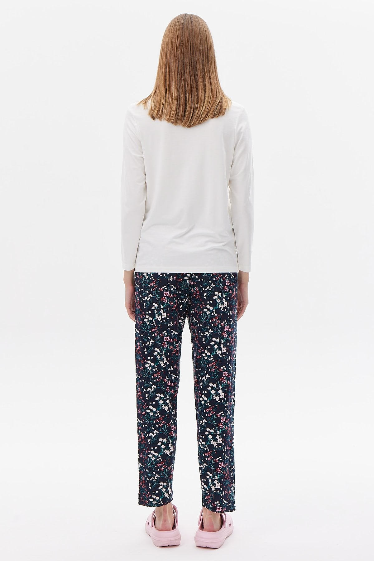 سێتی بیجامەی قۆڵ درێژی خانمان