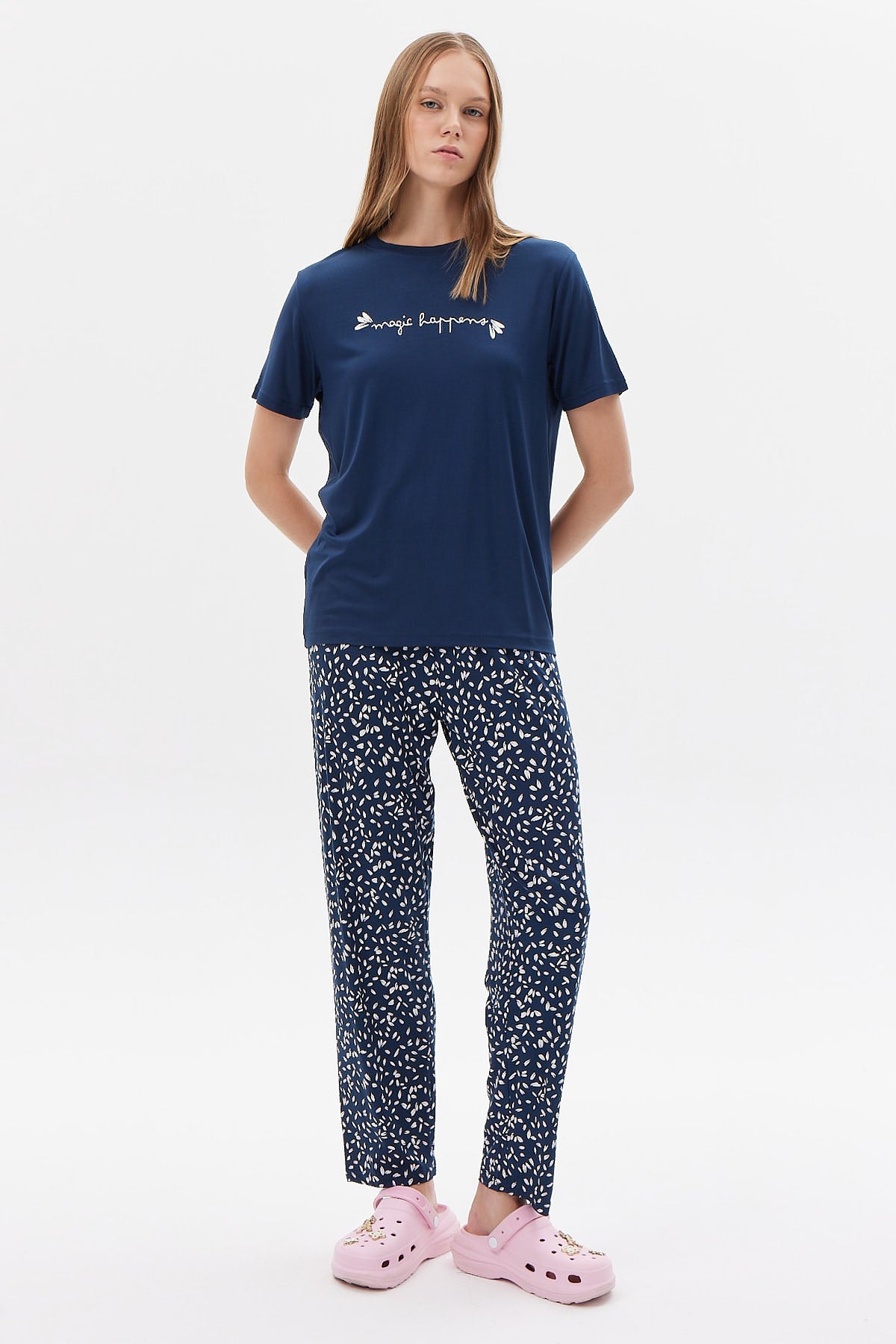 Kadın Kısa Kollu Pijama Takımı