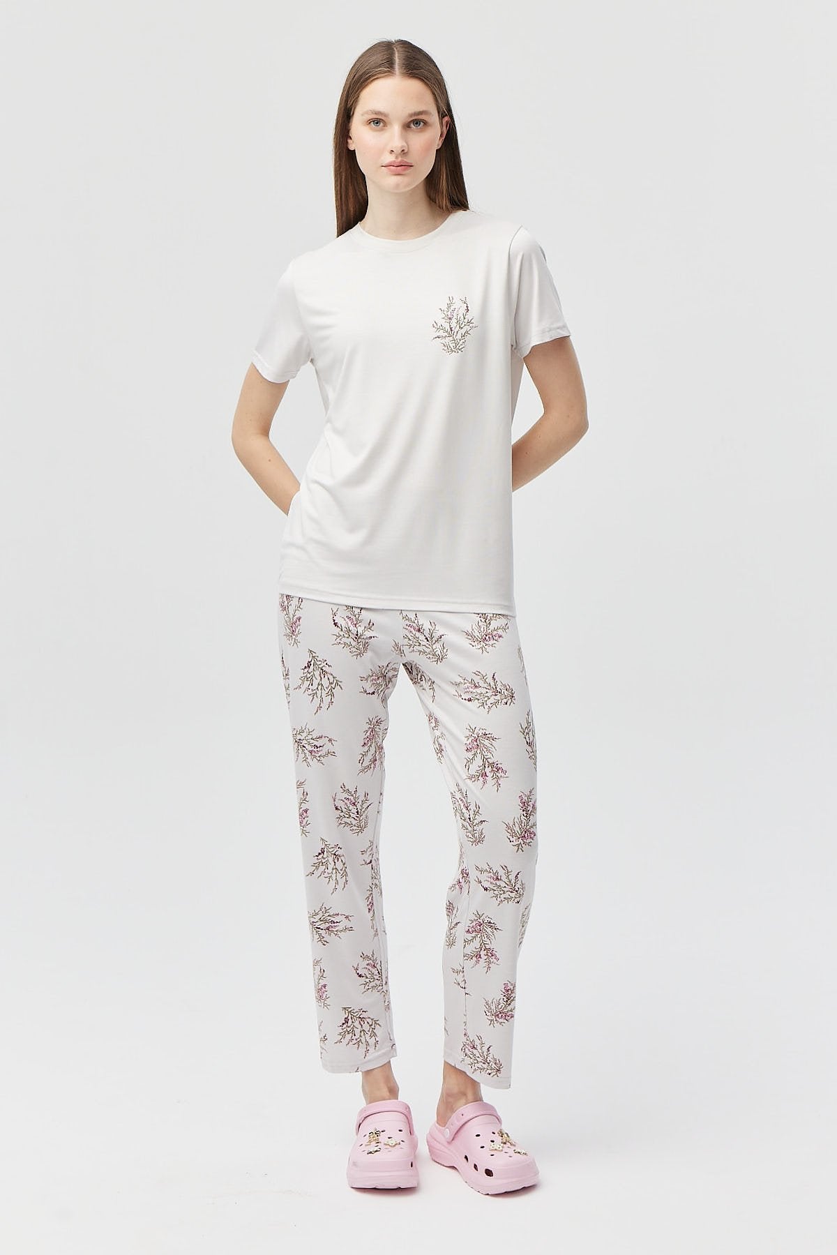 Kadın Kısa Kollu Pijama Takımı