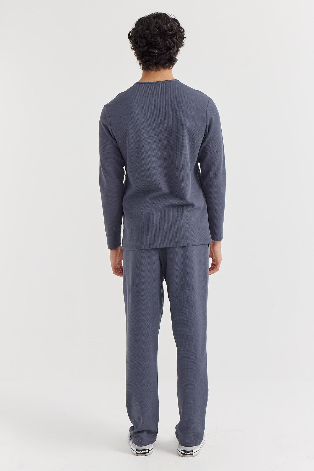 سێتی بیجامەی قۆڵ درێژی پیاوان