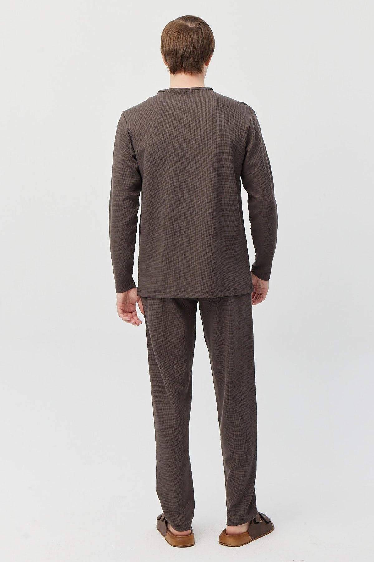 سێتی بیجامەی قۆڵ درێژی پیاوان