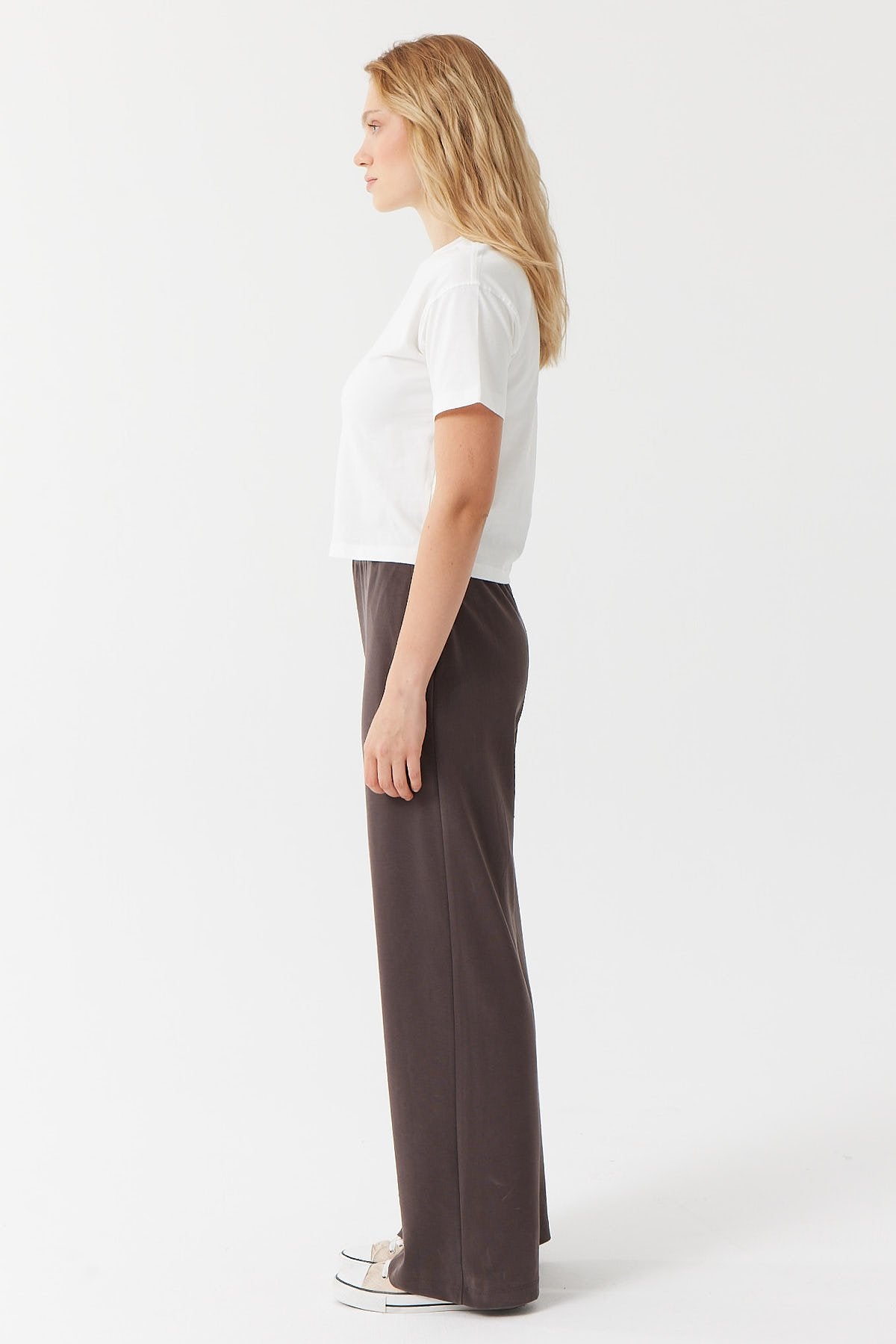 بنطلون رياضي نسائي بخصر مطاطي