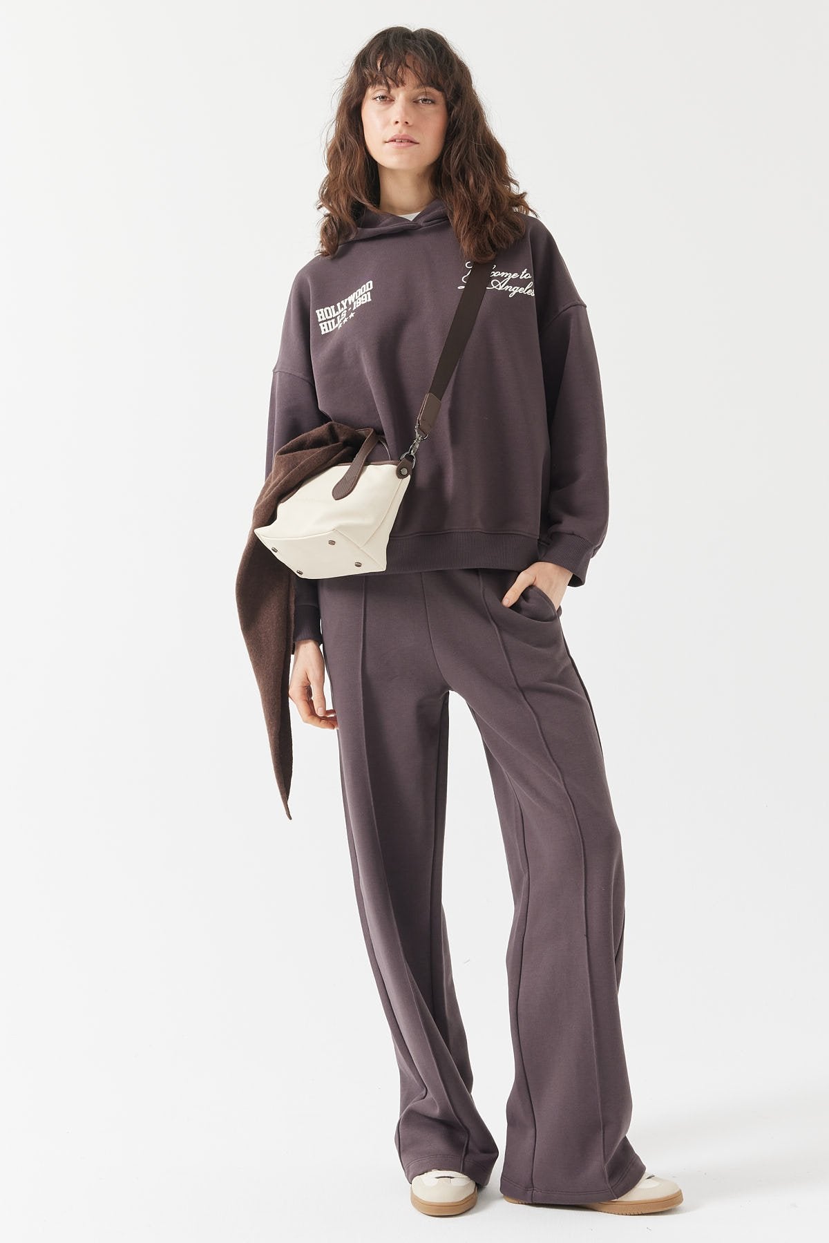 Kadın Dikiş Detaylı Eşofman Altı