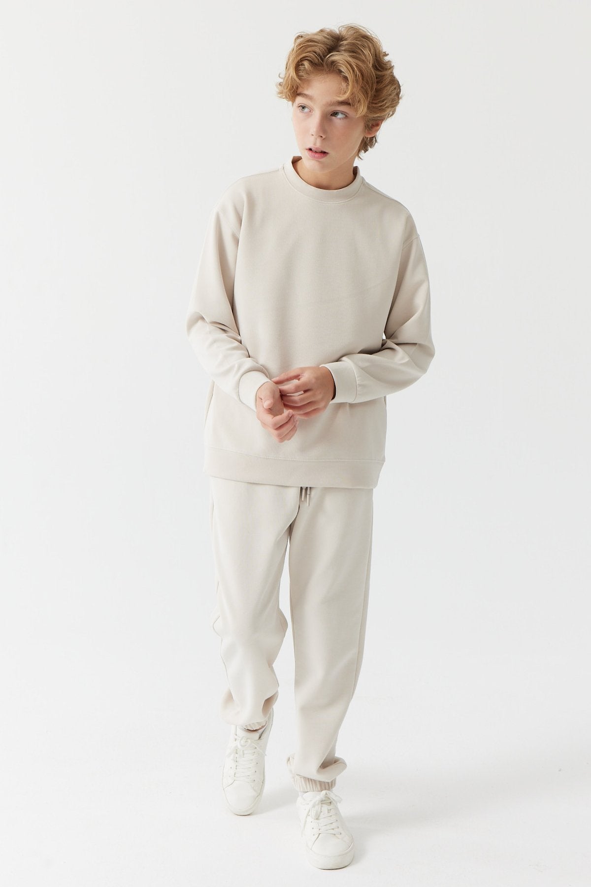 بنطلون رياضية بخصر مطاطي للأولاد