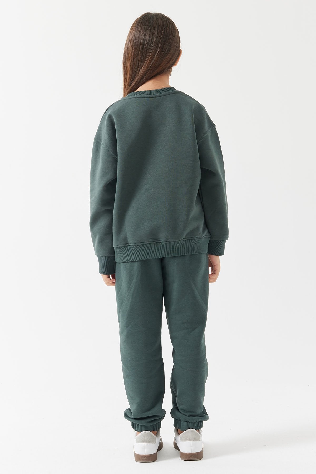 Girl's Printed Detailed Sweatpants