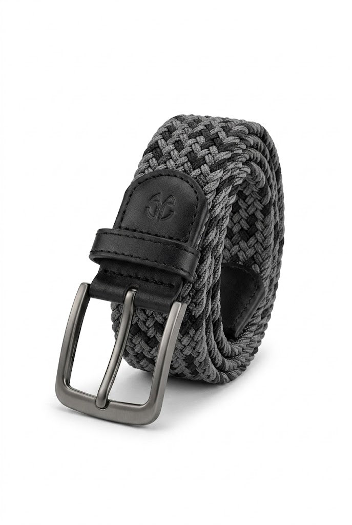 TDY26LASK05 Erkekler için Detaylı %100 Deri Polyester Elastan Elastik Spor Kemeri