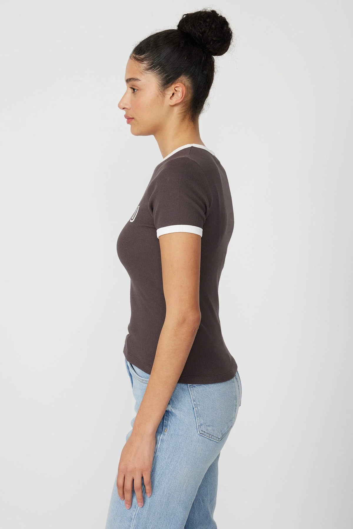 تيشيرت نسائي مضلع