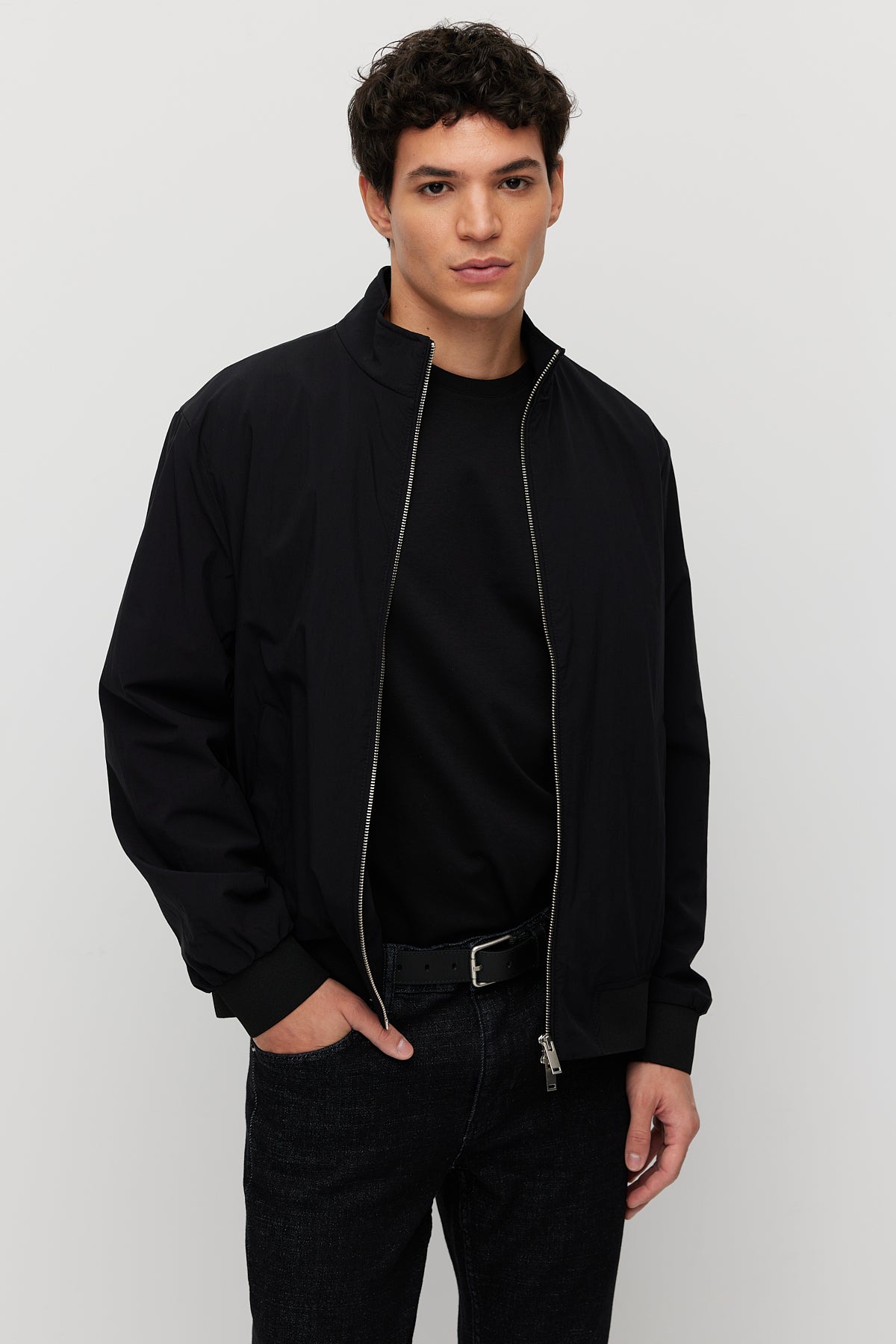 Men's Straight Cut Double Zip Jacket