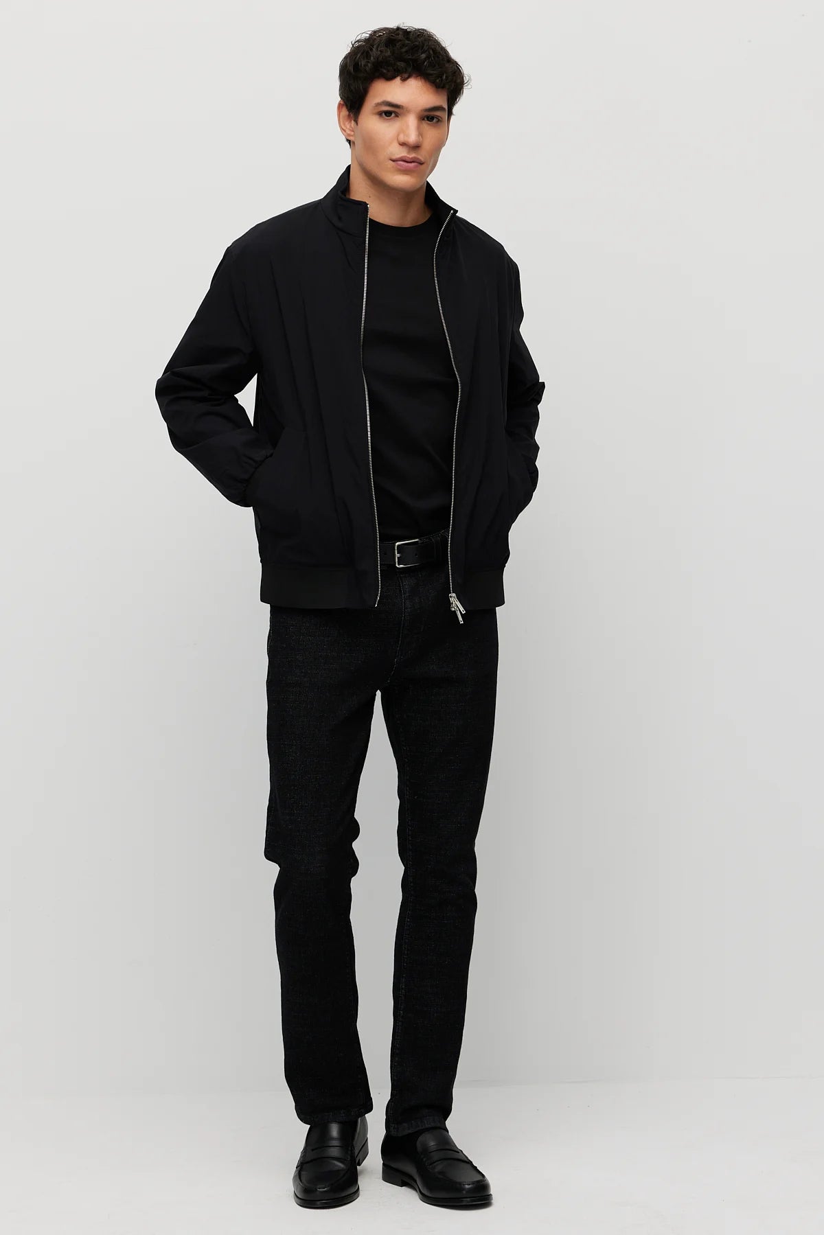 Men's Straight Cut Double Zip Jacket