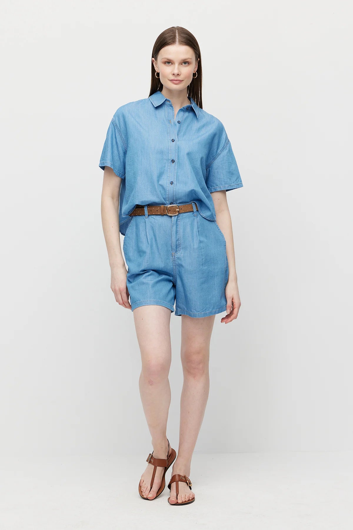 Women's Oversize Denim Shirt