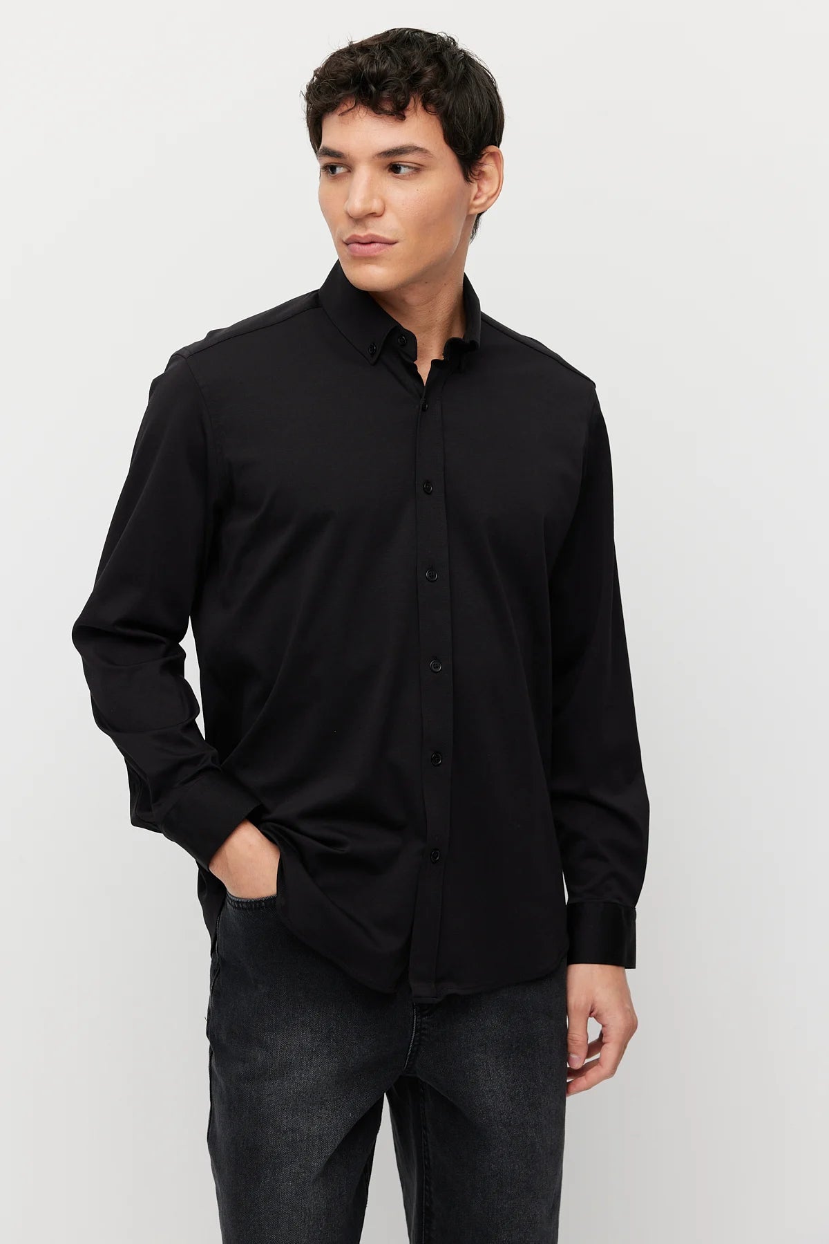 Men's Textured Regular Shirt