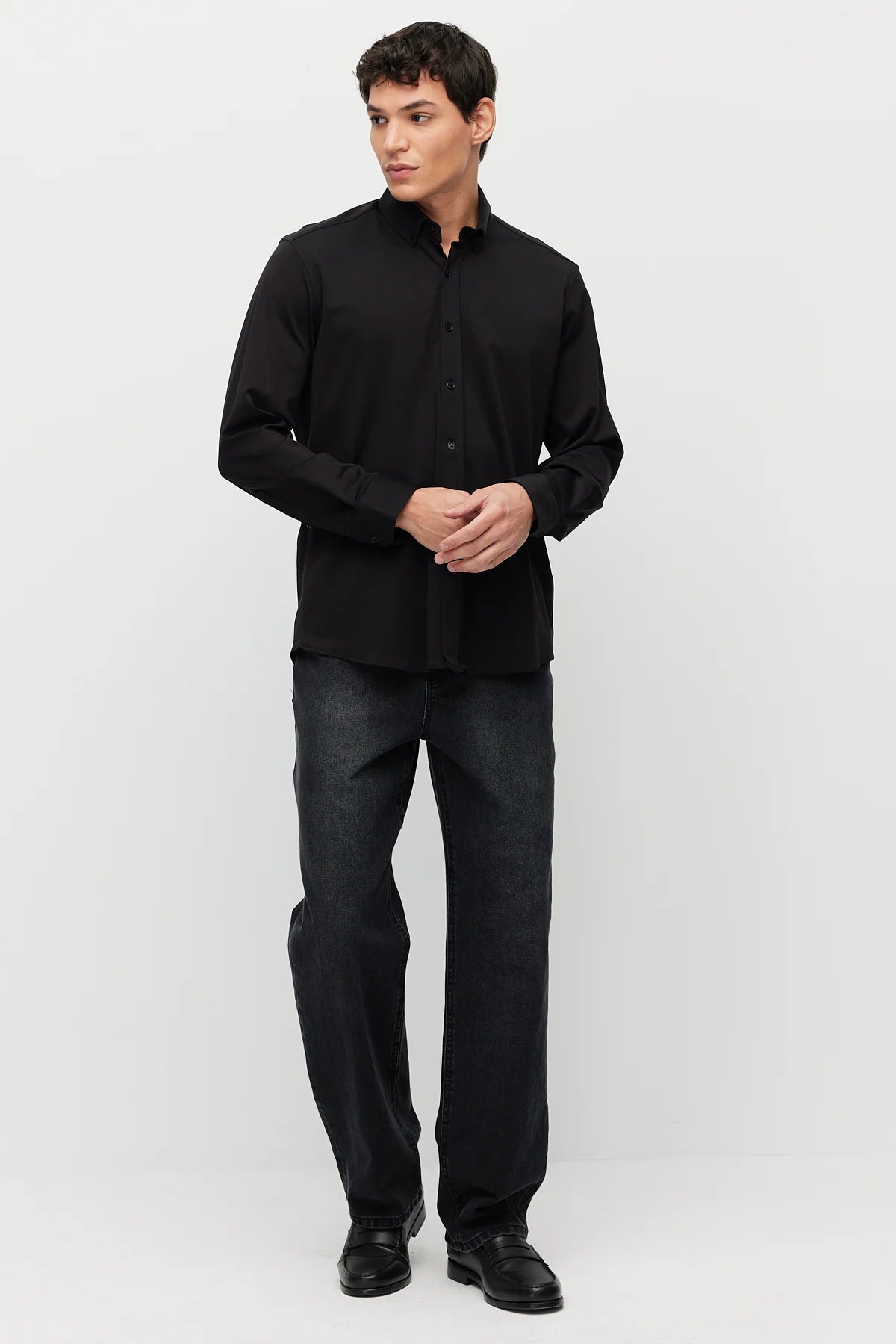 Men's Textured Regular Shirt