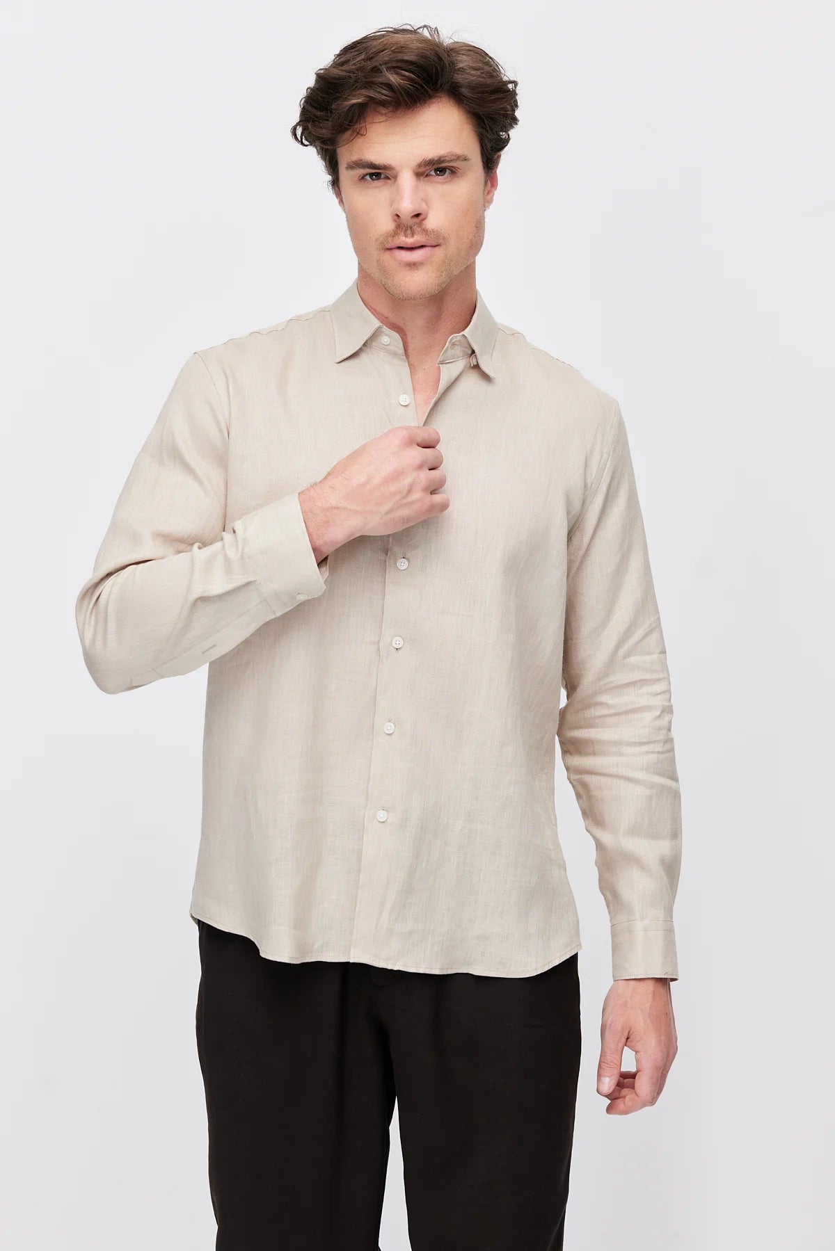 Men's Linen Regular Shirt