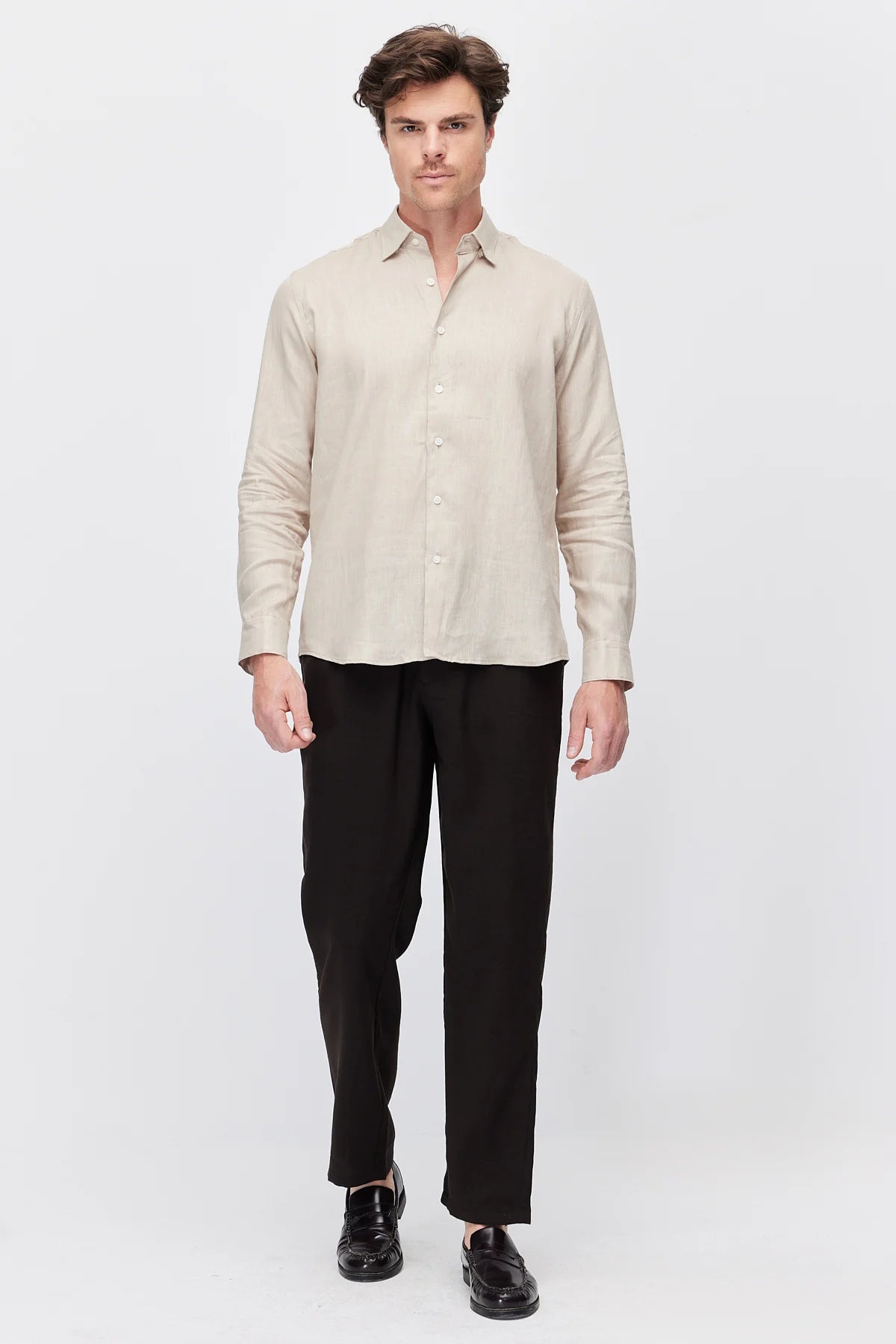 Men's Linen Regular Shirt