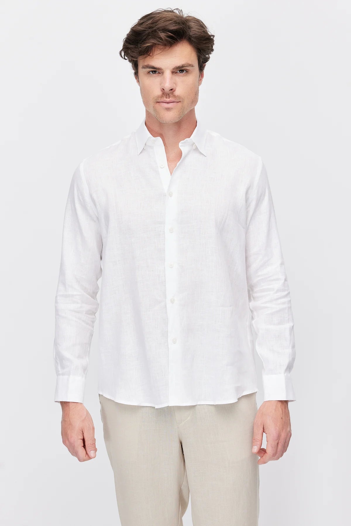 Men's Linen Regular Shirt