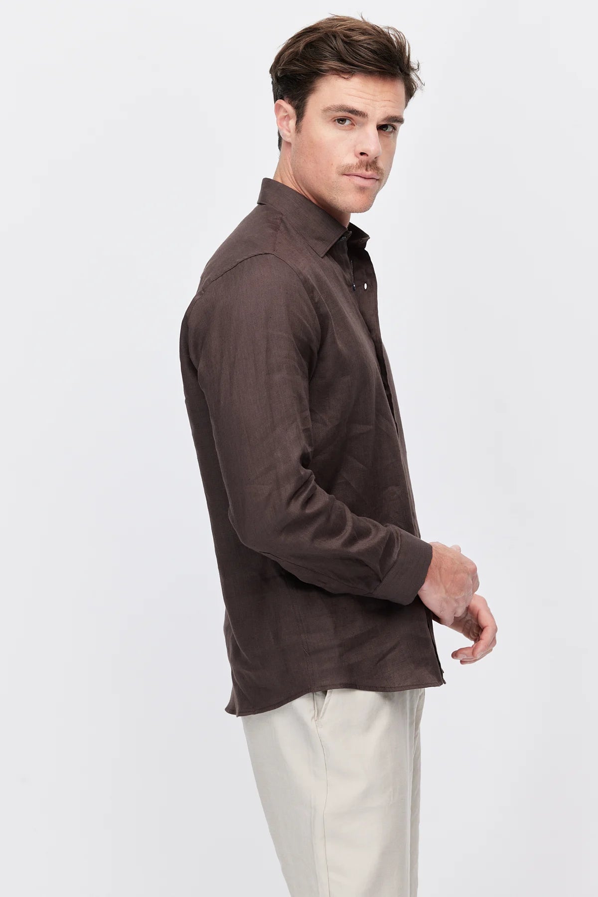 Men's Linen Regular Shirt