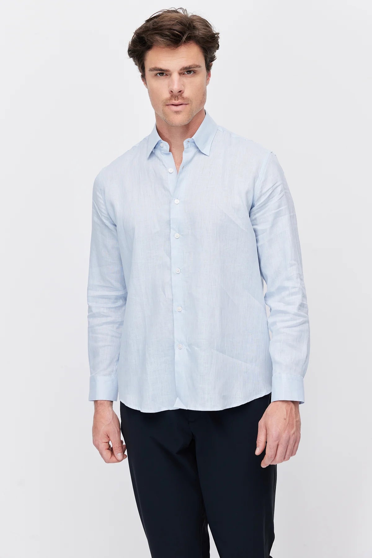Men's Linen Regular Shirt