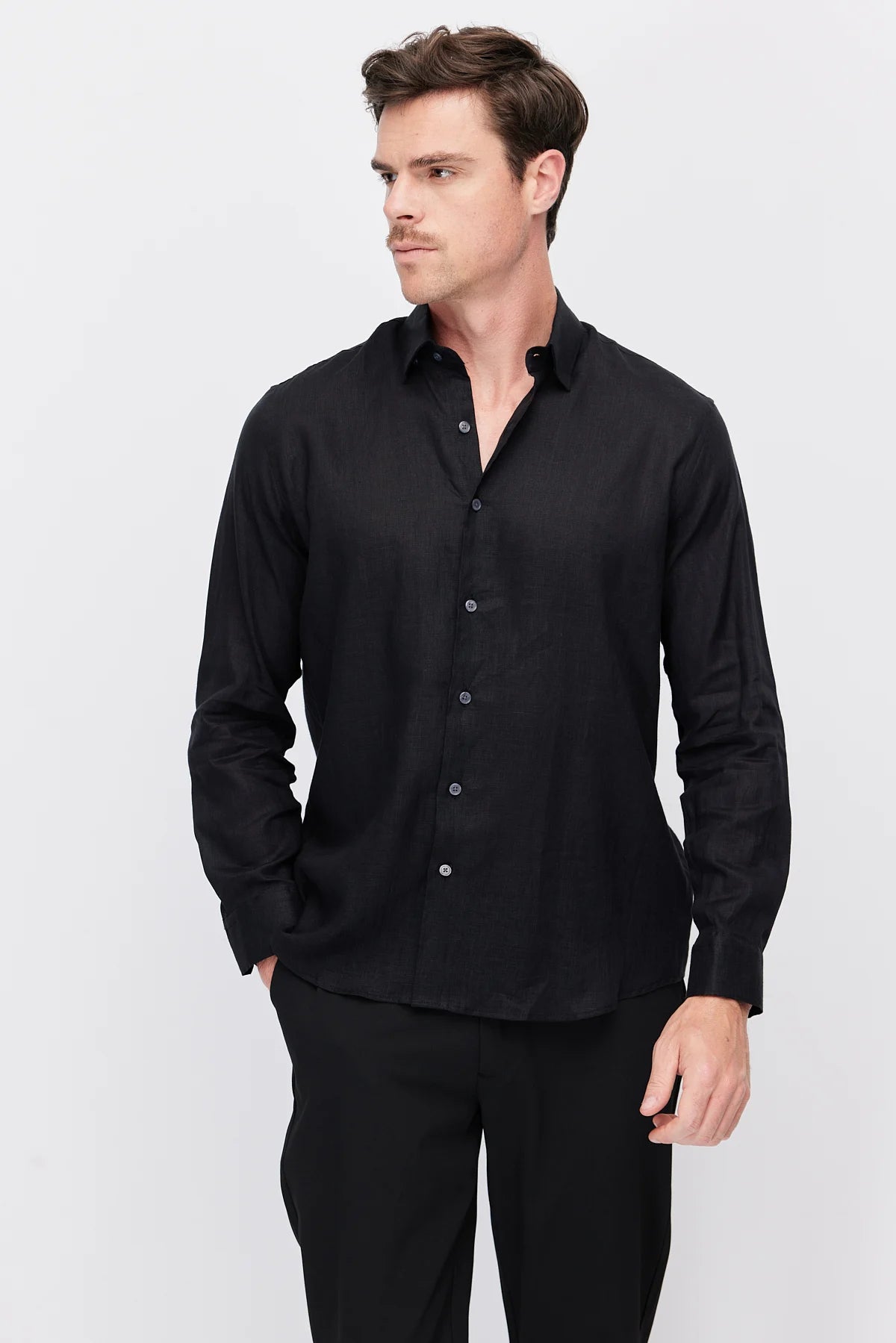 Men's Linen Regular Shirt