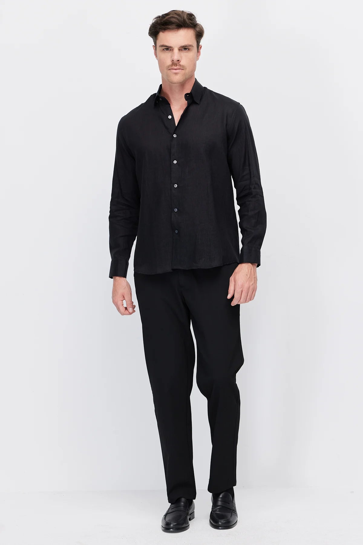Men's Linen Regular Shirt