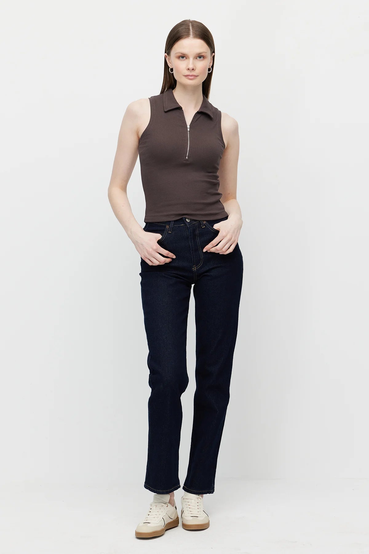 Women's Half-Zip Bodysuit