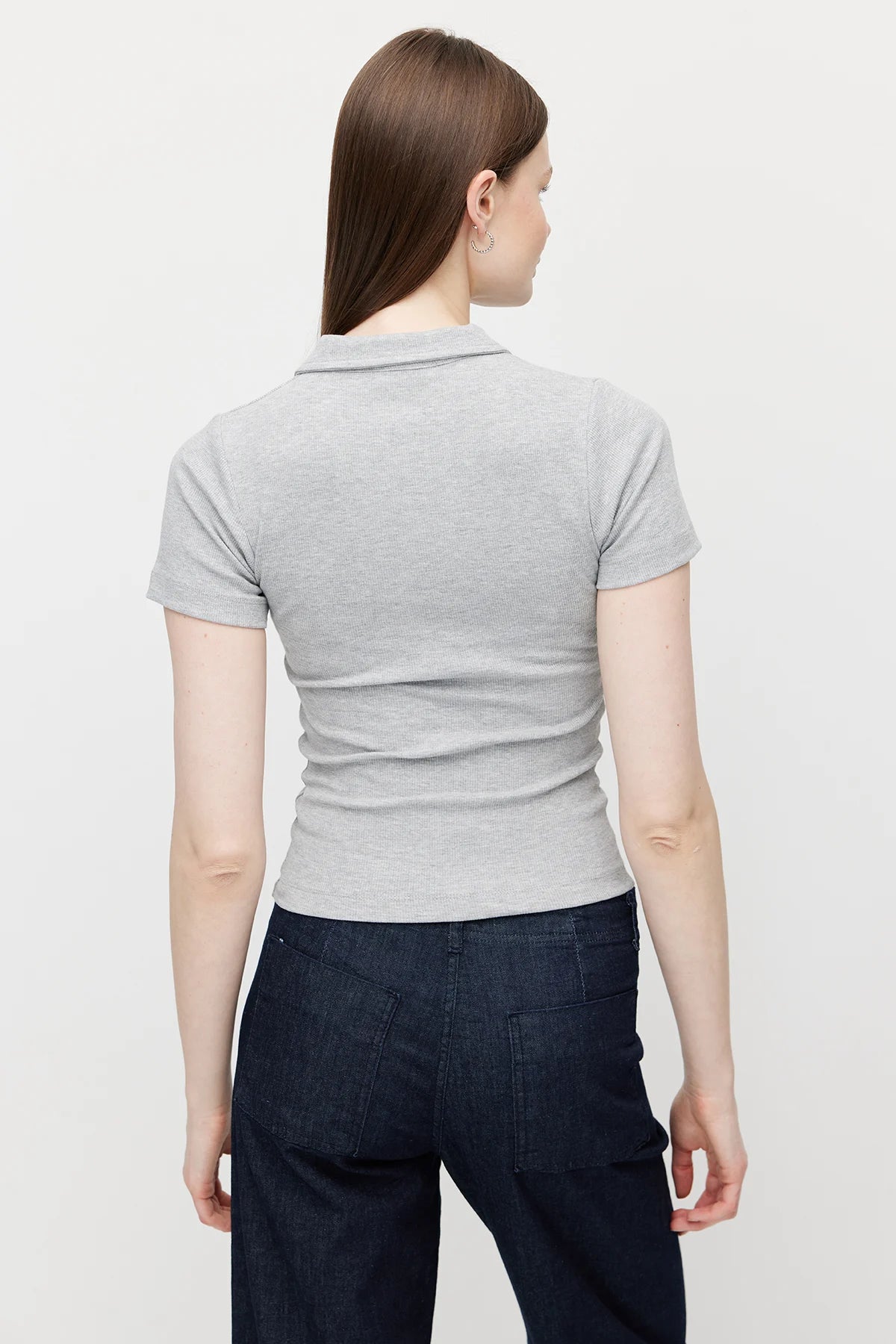 Women's Half-Zip Collar Bodysuit