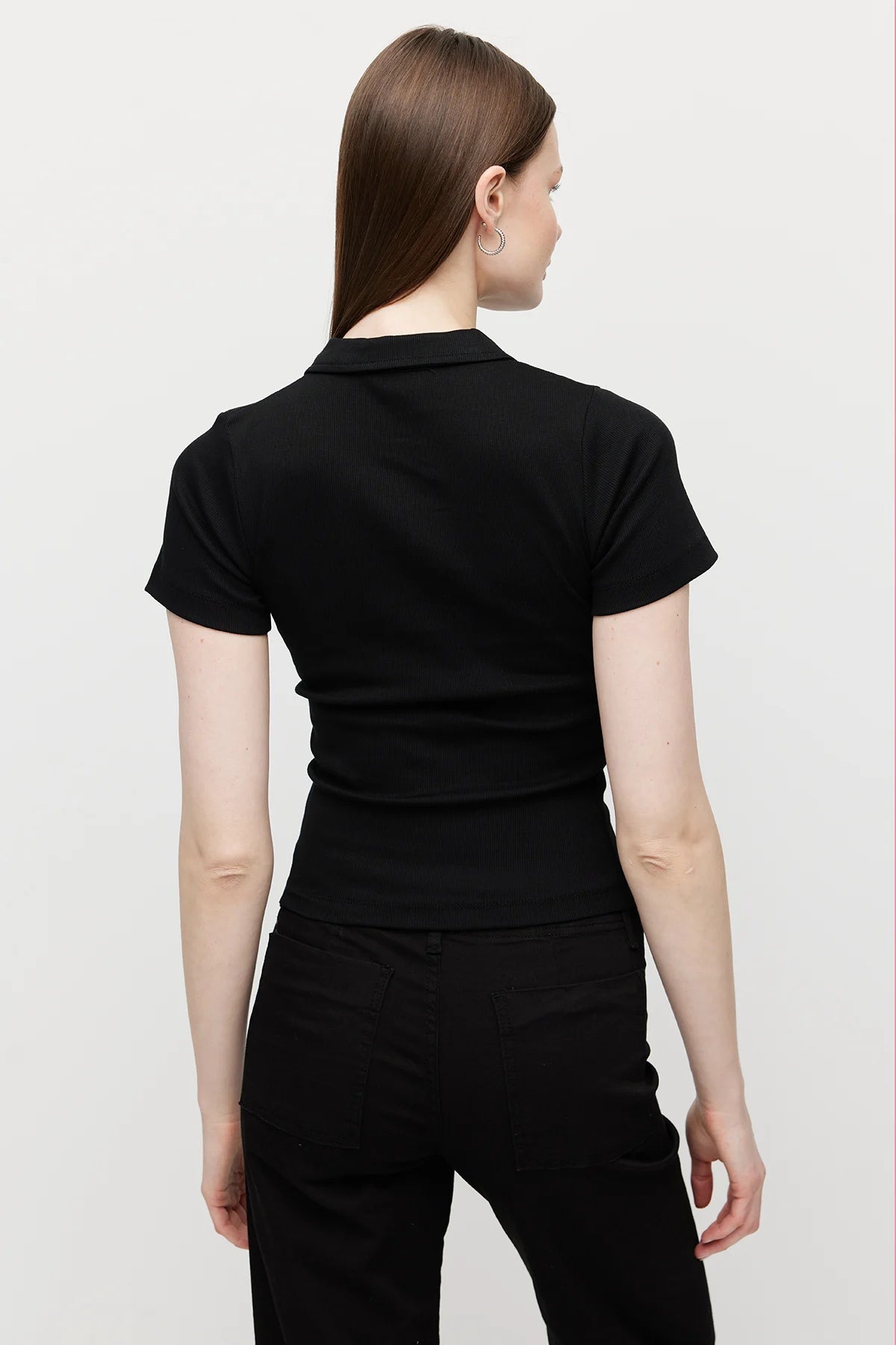 Women's Half-Zip Collar Bodysuit