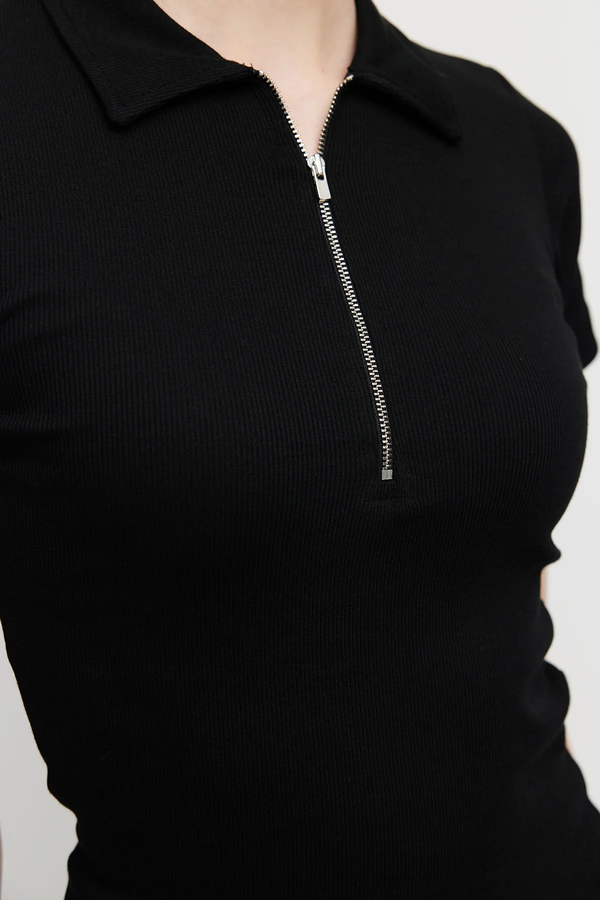 Women's Half-Zip Collar Bodysuit