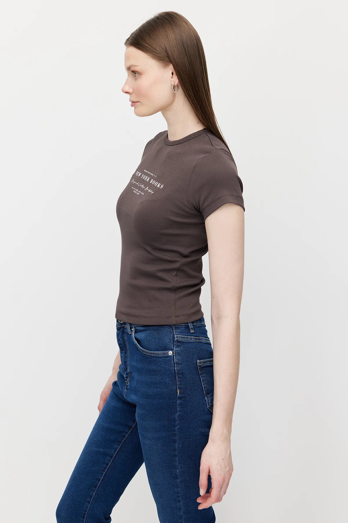 Women's Printed Crew Neck