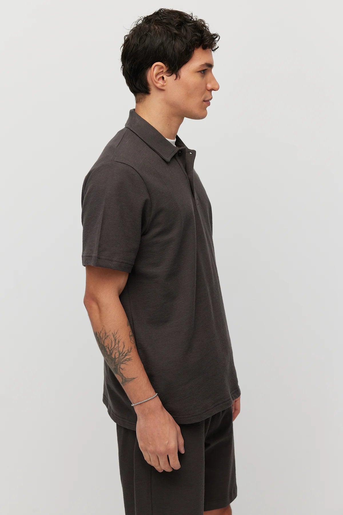 Men's Polo Collar Basic T-shirt