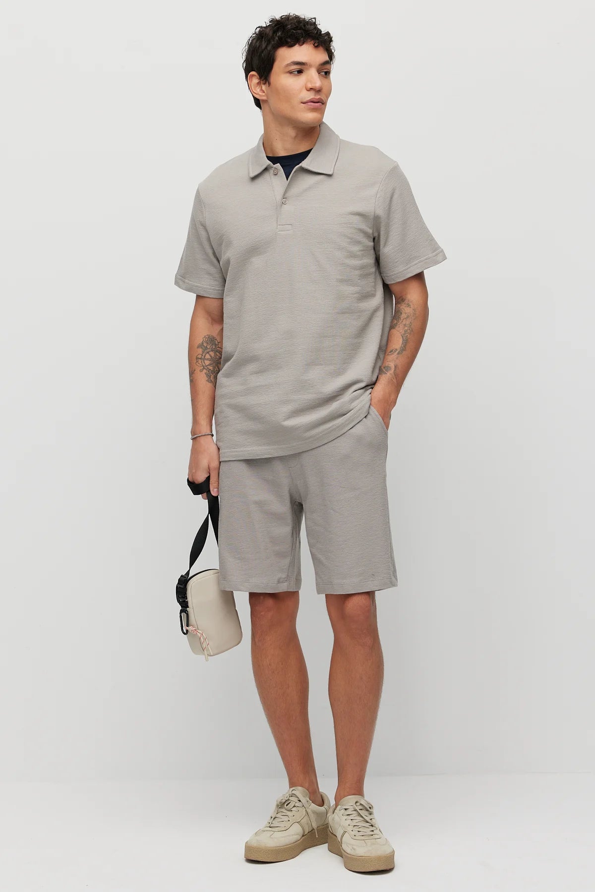 Men's Polo Collar Basic T-shirt