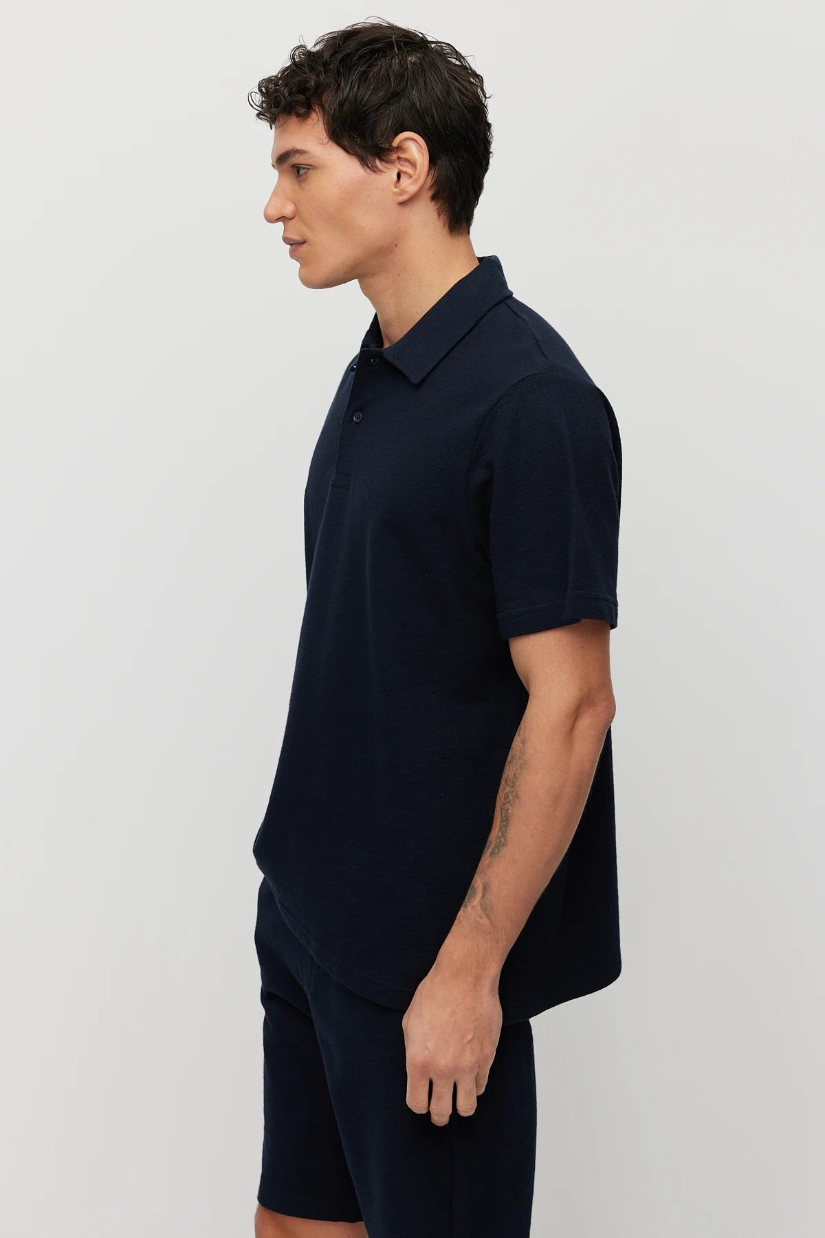 Men's Polo Collar Basic T-shirt