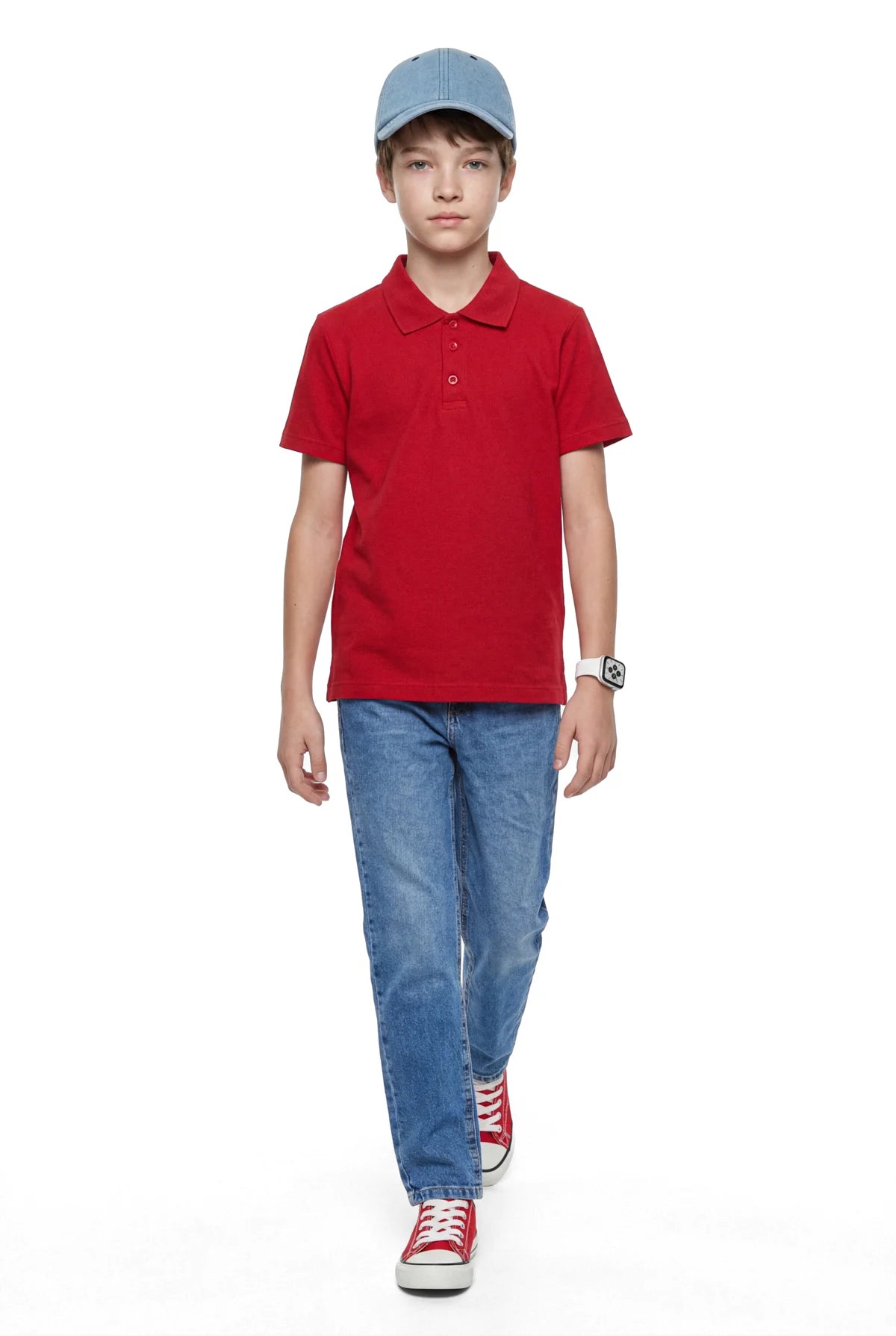 Boys' Polo Collar T-shirt