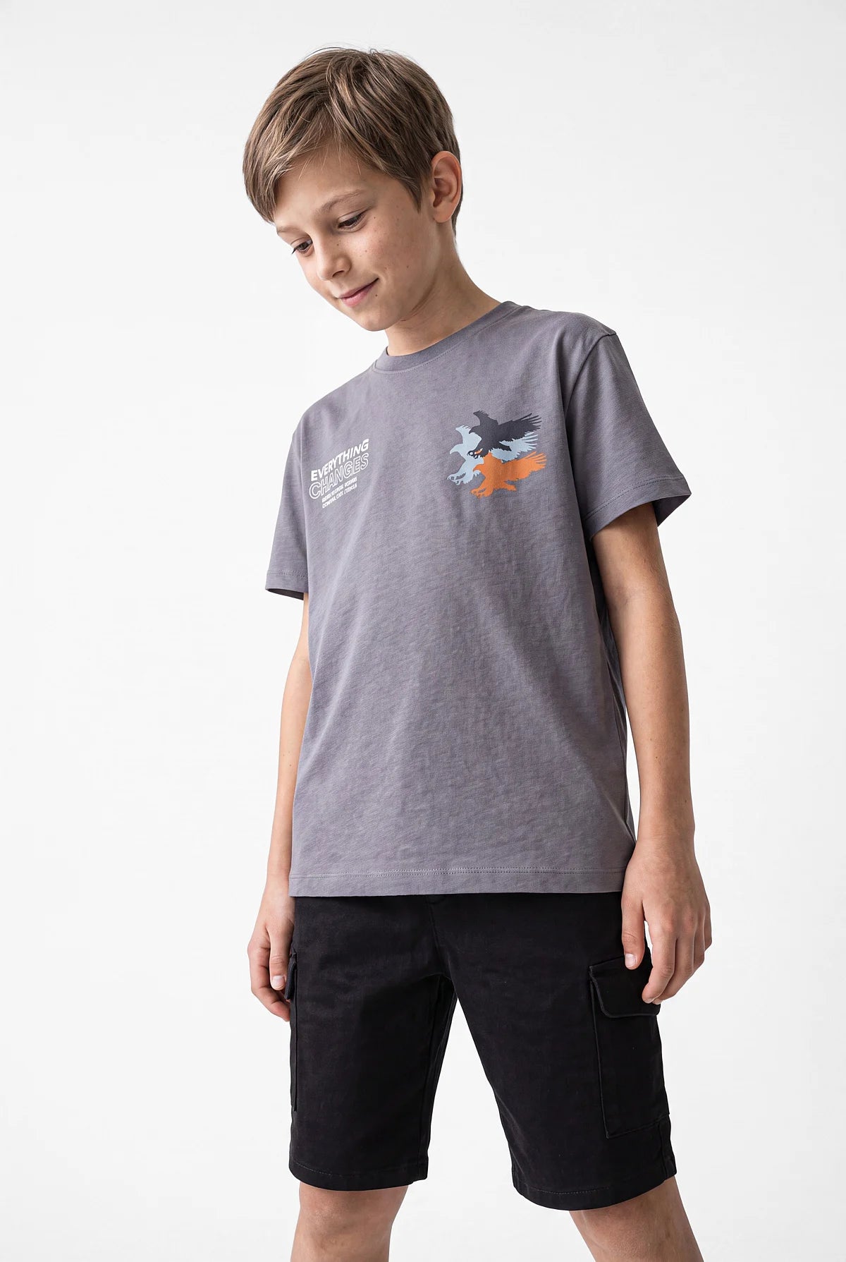 Boys' Crew Neck Oversize T-Shirt