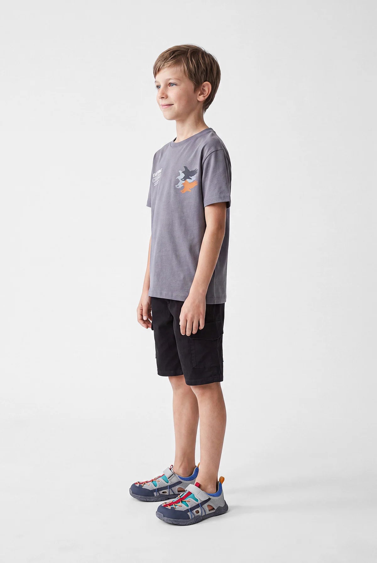 Boys' Crew Neck Oversize T-Shirt