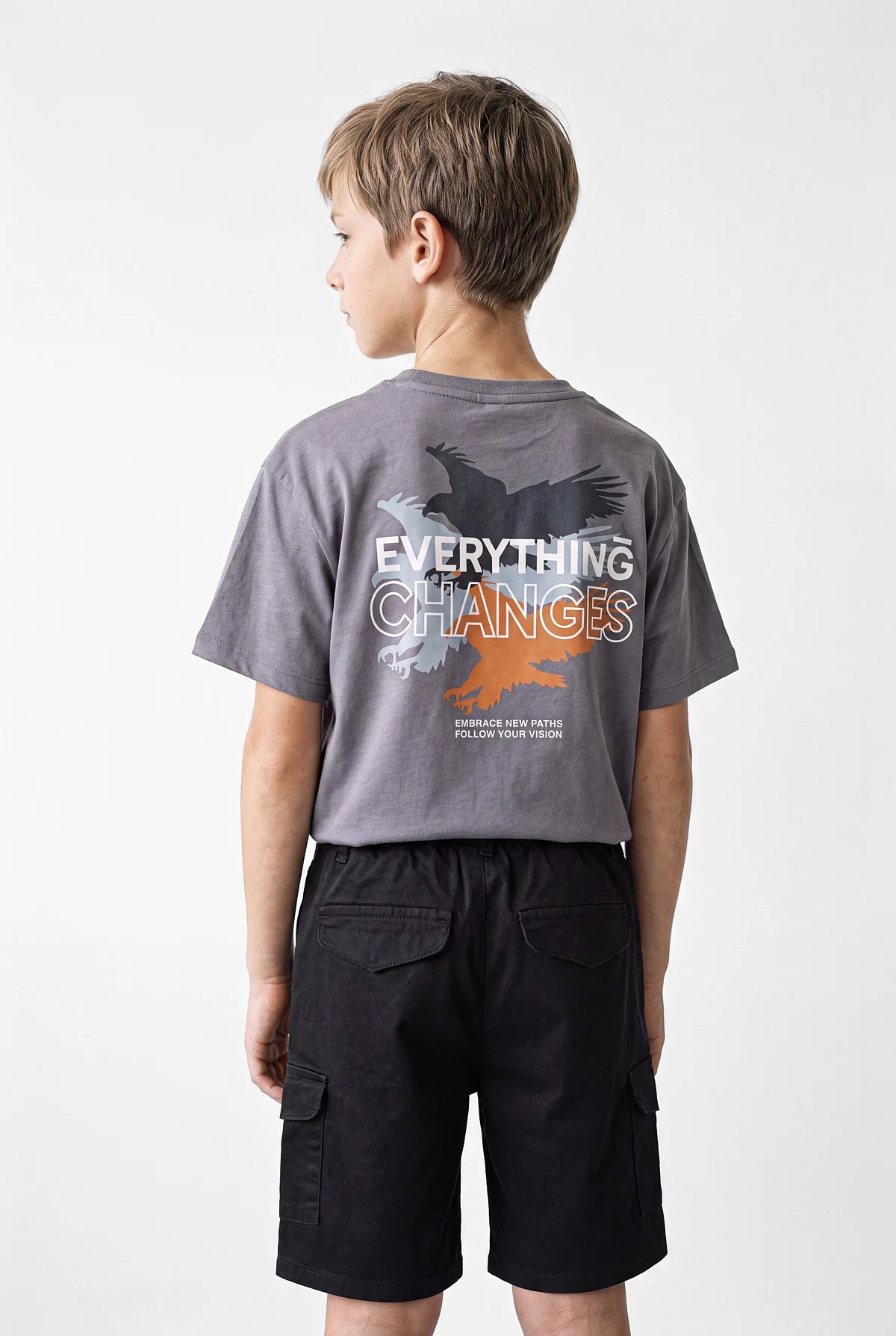 Boys' Crew Neck Oversize T-Shirt