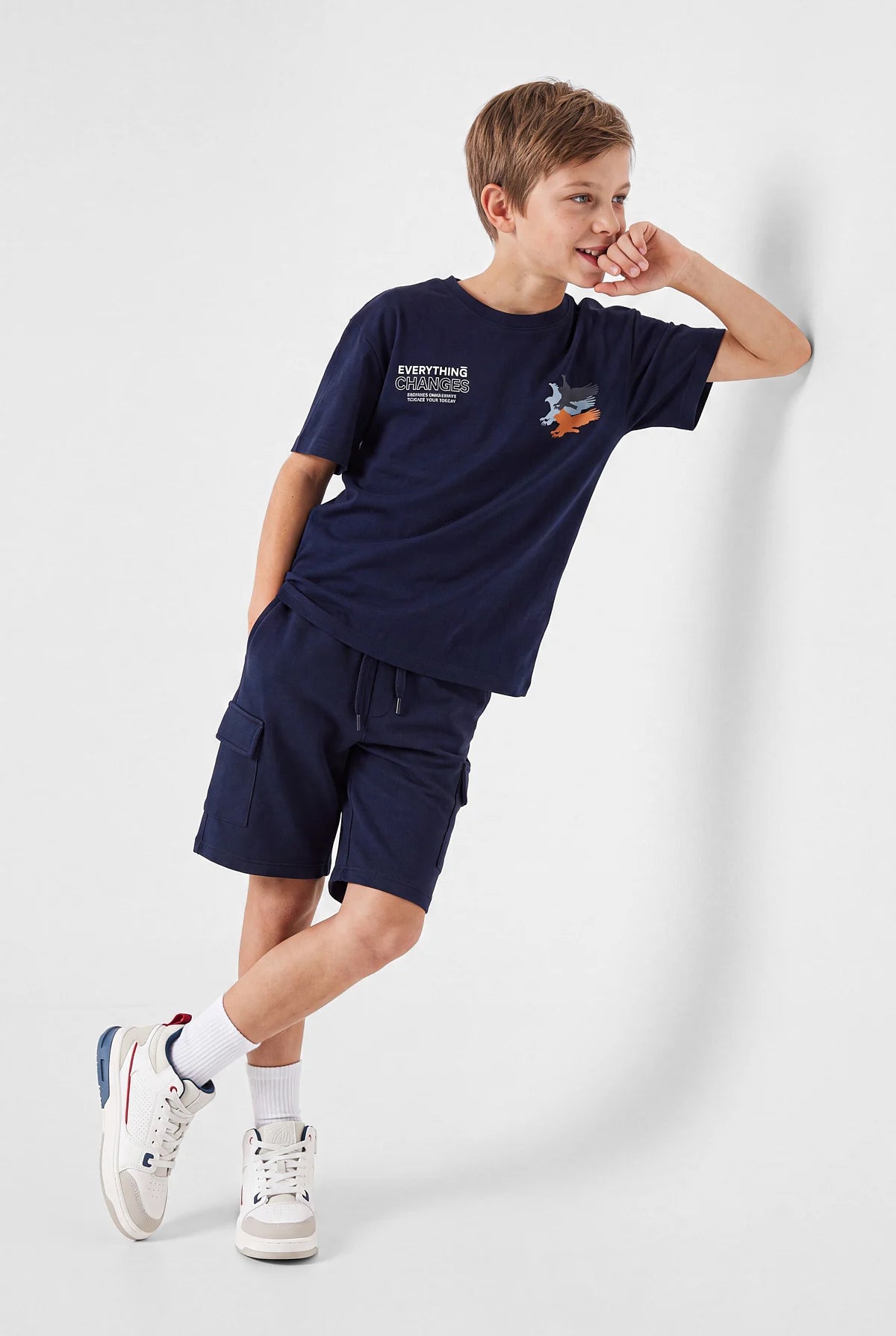 Boys' Crew Neck Oversize T-Shirt