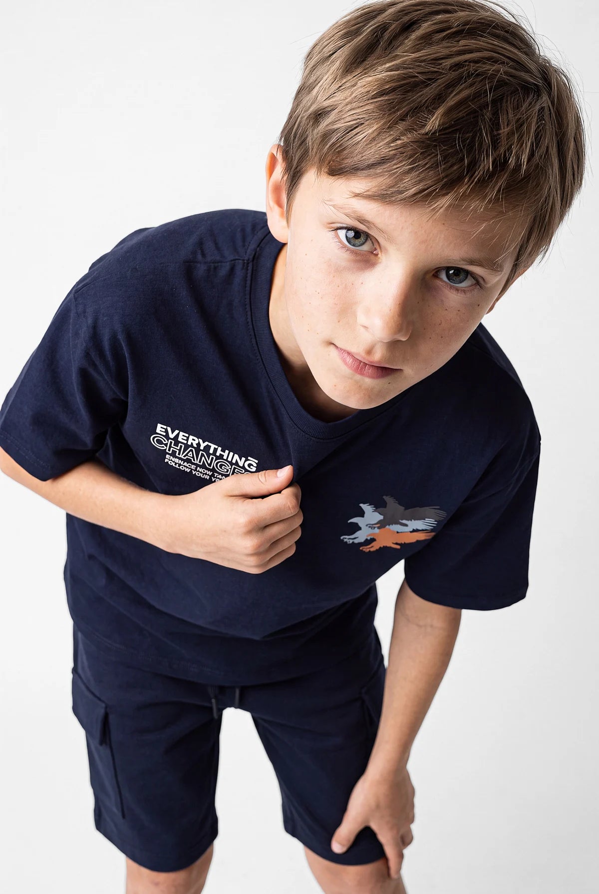 Boys' Crew Neck Oversize T-Shirt