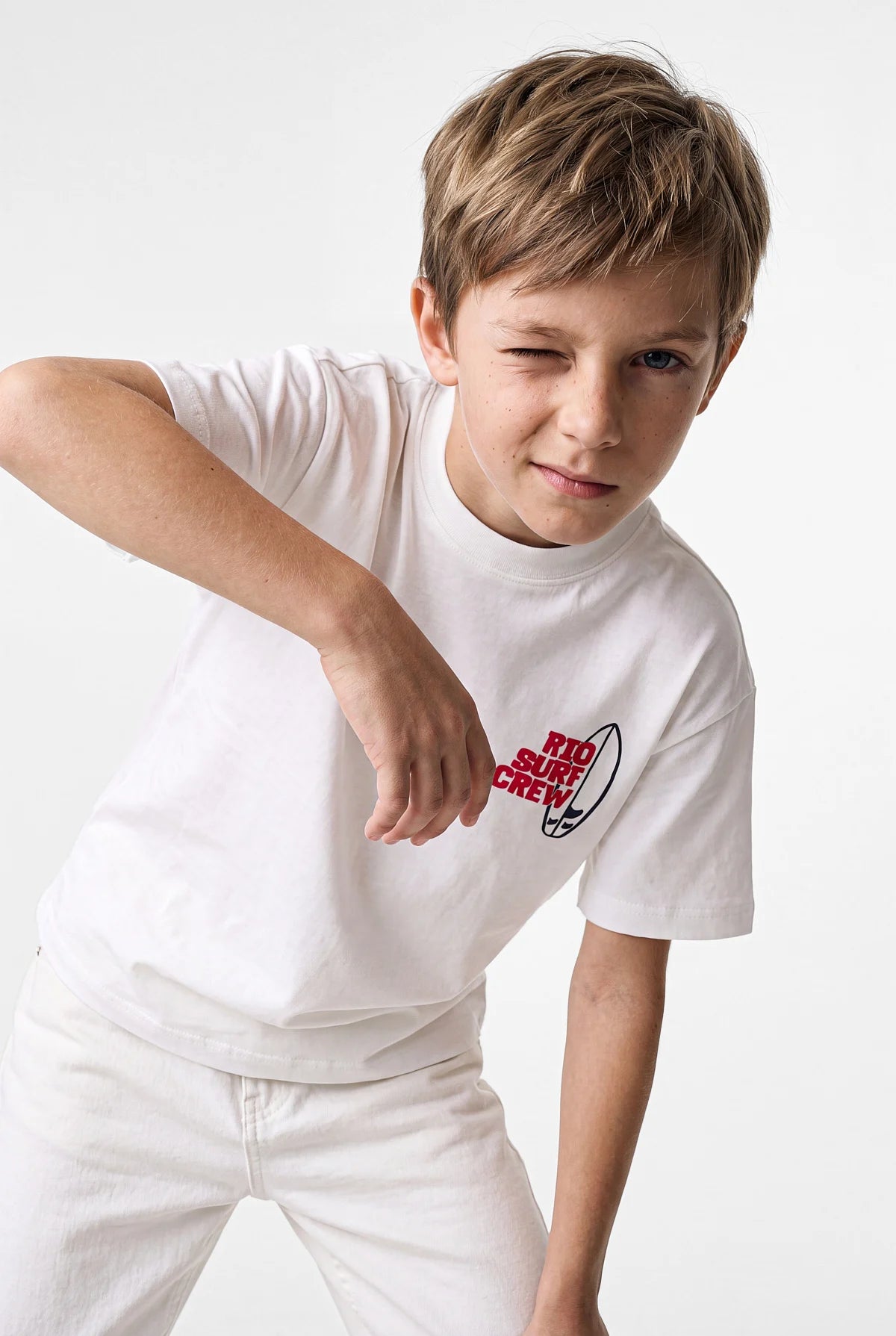 Boys' Oversize Printed T-Shirt