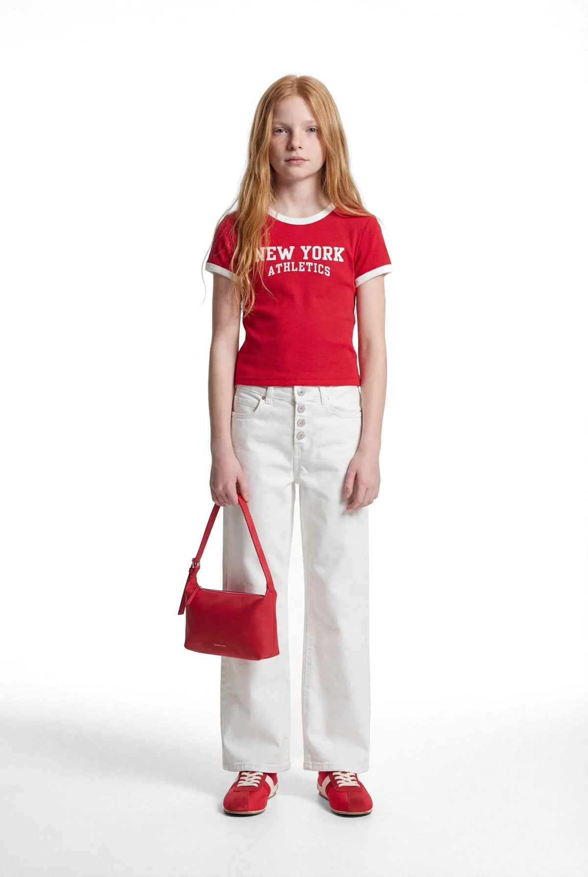 Girl's T-shirt with Text Print