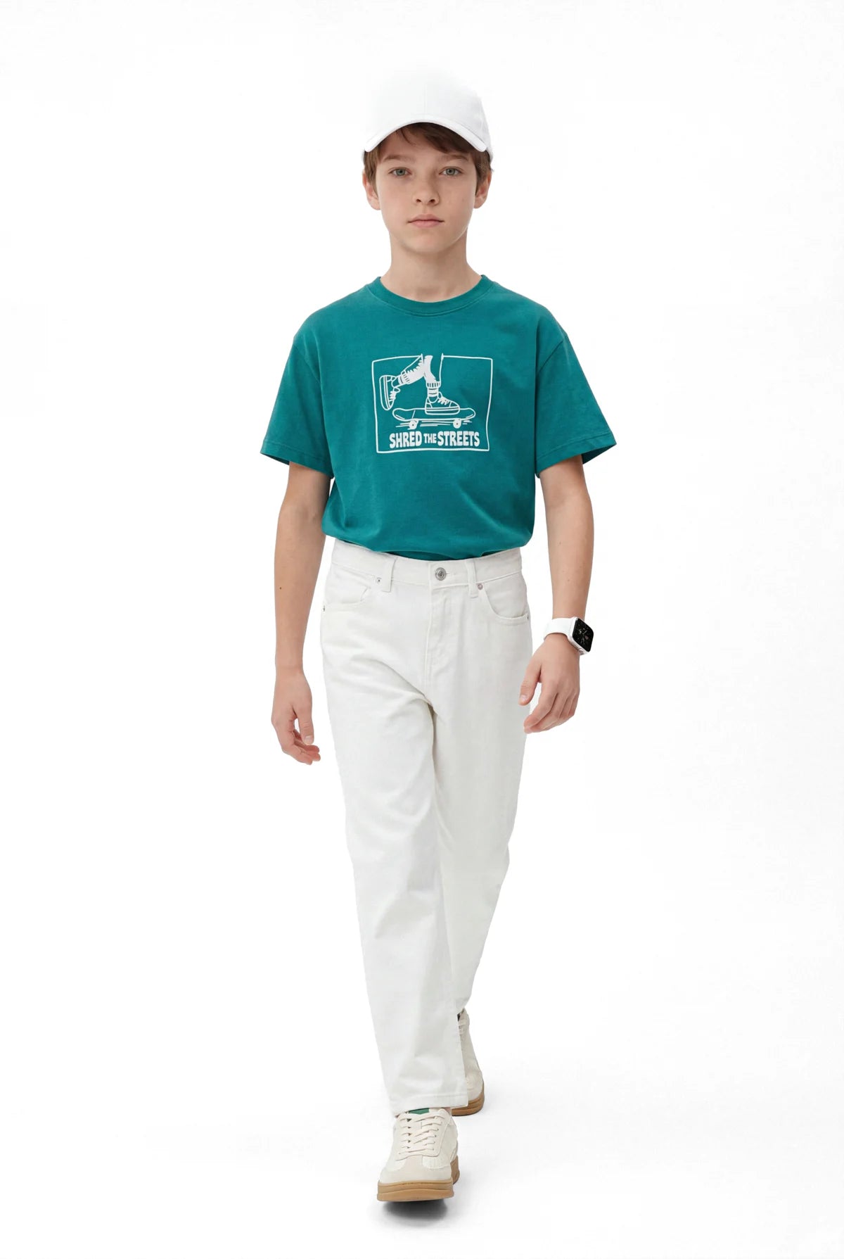 Boys' Oversize Printed T-shirt