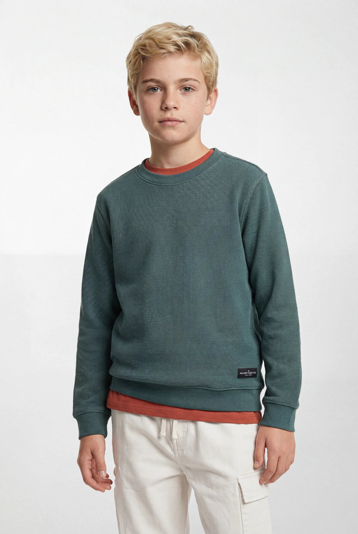 Boys' Ribbed Sweatshirt