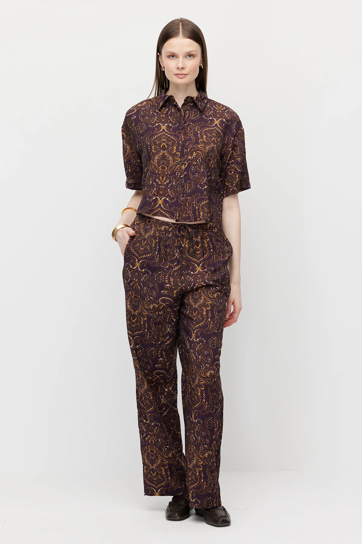 Women's Ethnic Patterned Trousers