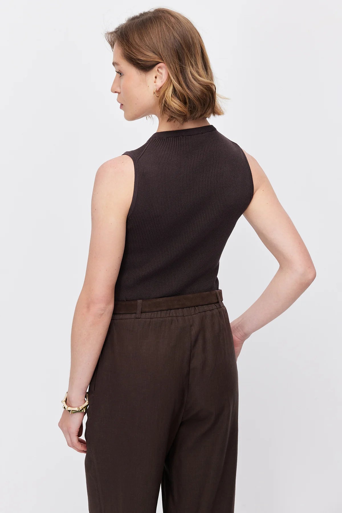Women's Crew Neck Ribbed Bodysuit