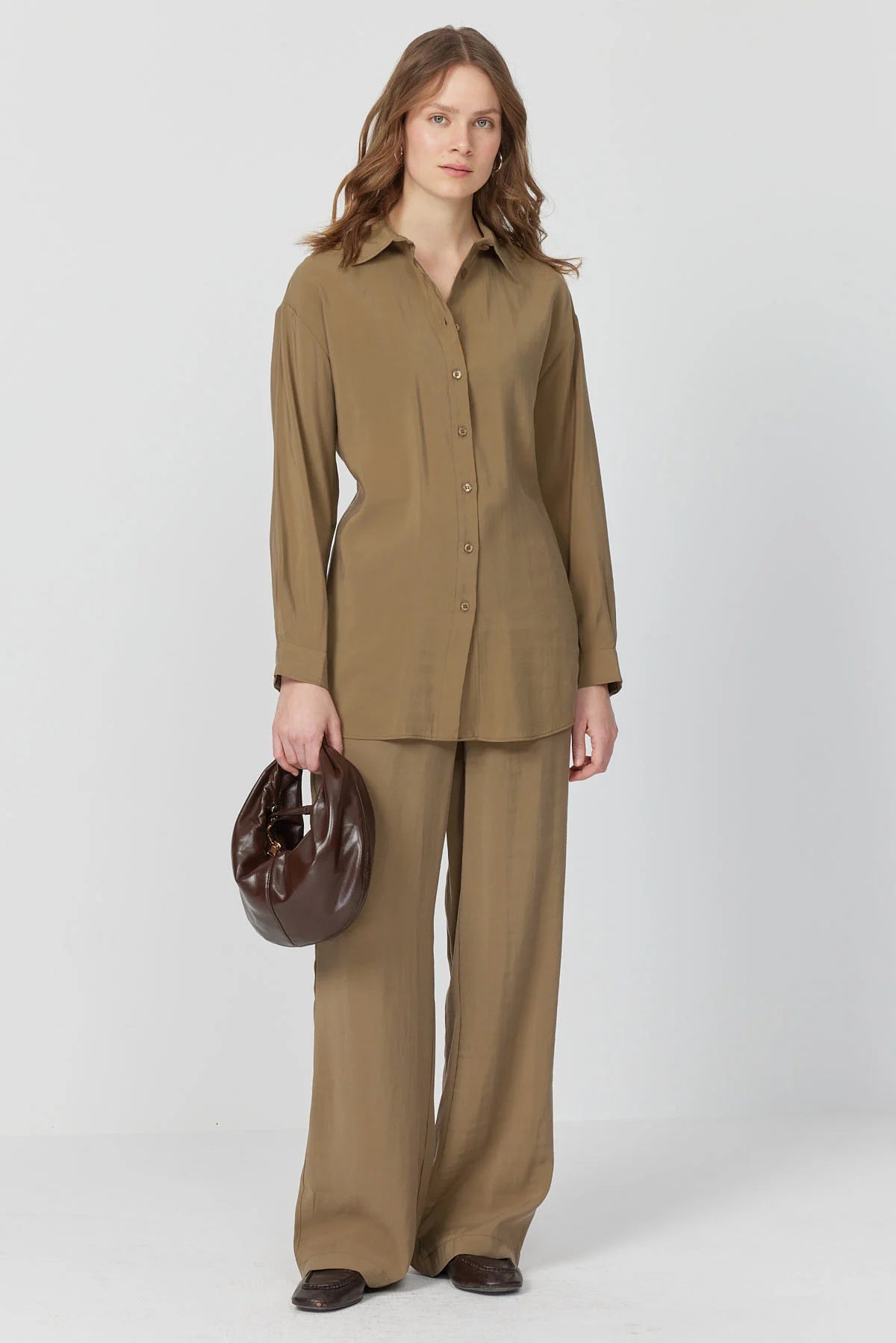 Kadın Geniş Paçalı Pantolon