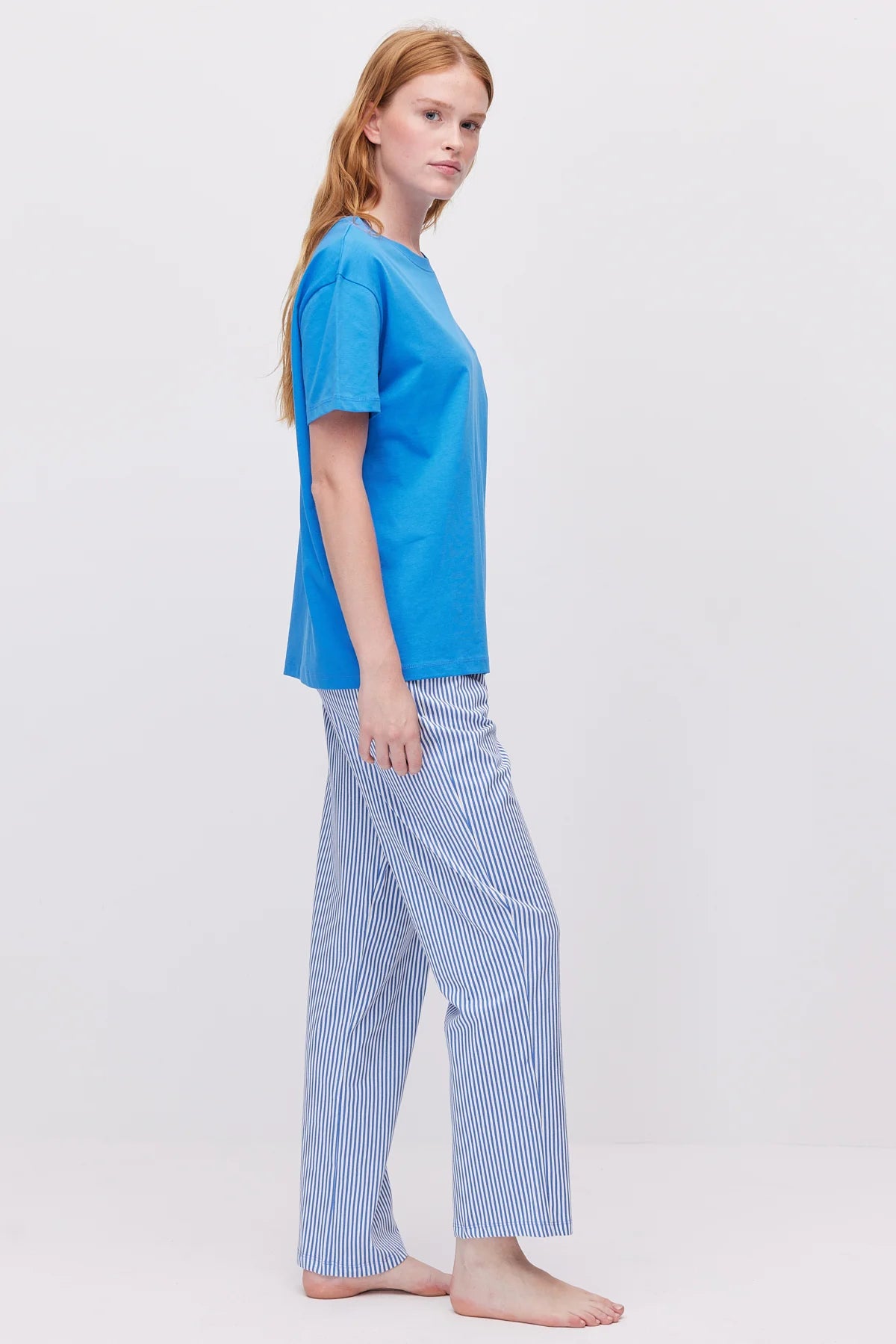 Kadın Pamuklu Pijama Takımı
