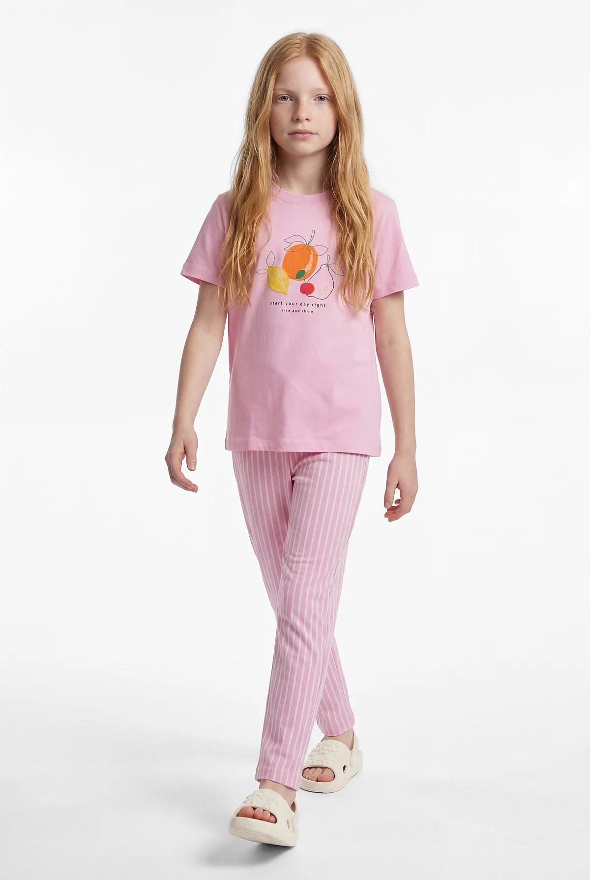 Girls' Basic Pajama Set