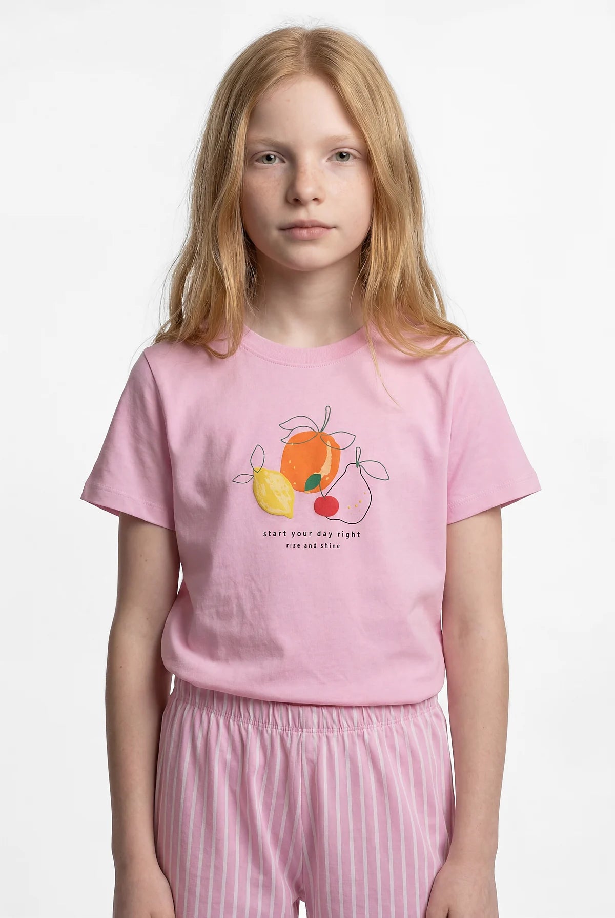 Girls' Basic Pajama Set